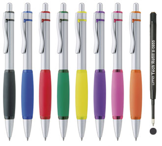 Farben Metall-Kugelschreiber LUCKY